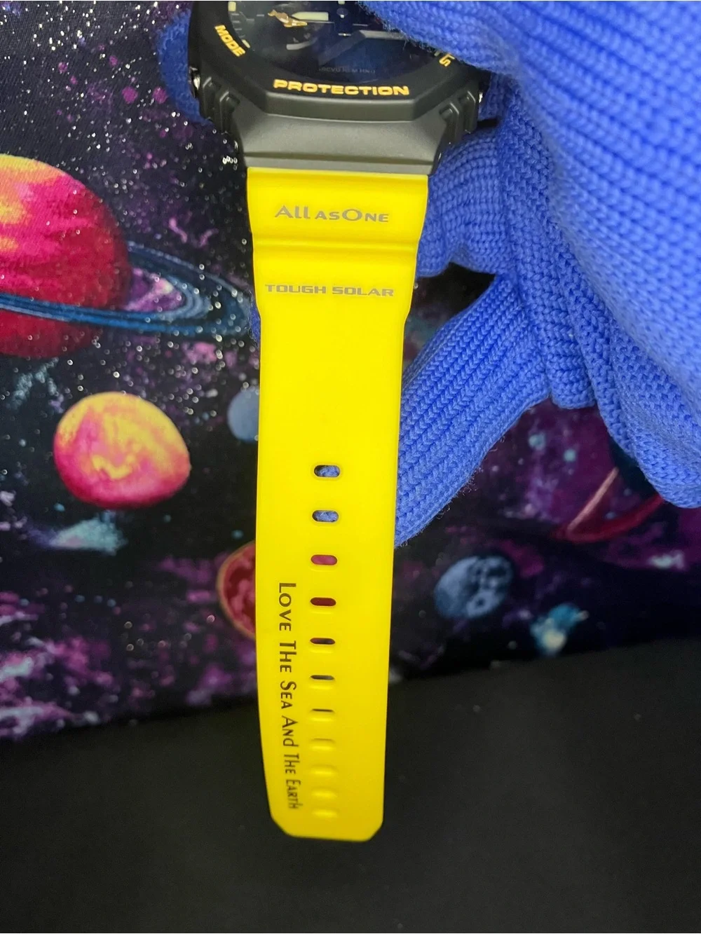 Custom G Shock Collab Yellow and Black Colorway